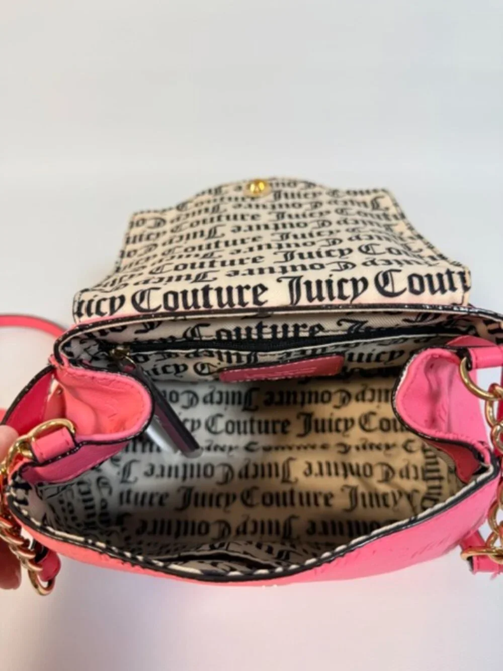 NWT Juicy Couture Pink Lemonade Crossbody Satchel